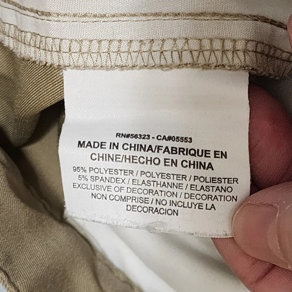 Nike Dri-Fit Golf Pants Men's 40x30 Tan Khaki Straight Leg 40 X 30 - Picture 11 of 11